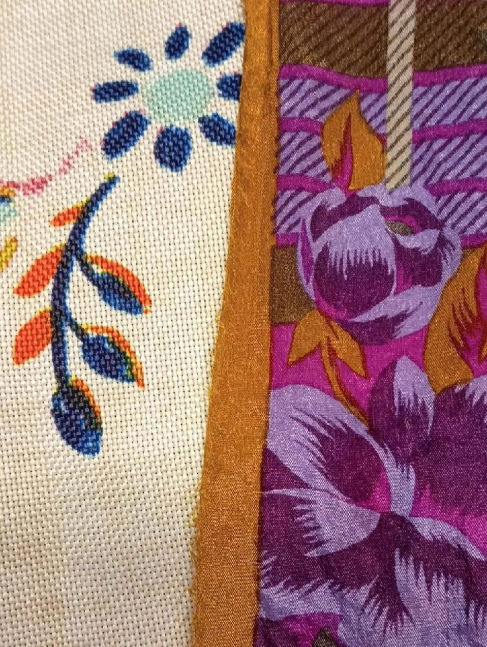 Oscar de la Renta Vintage Silk Scarf